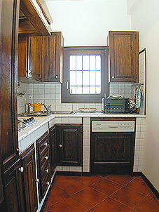 Kitchen: from its door