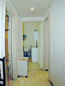 Corridor of the apartment - towards the bedroom, the bathroom and the kitchen